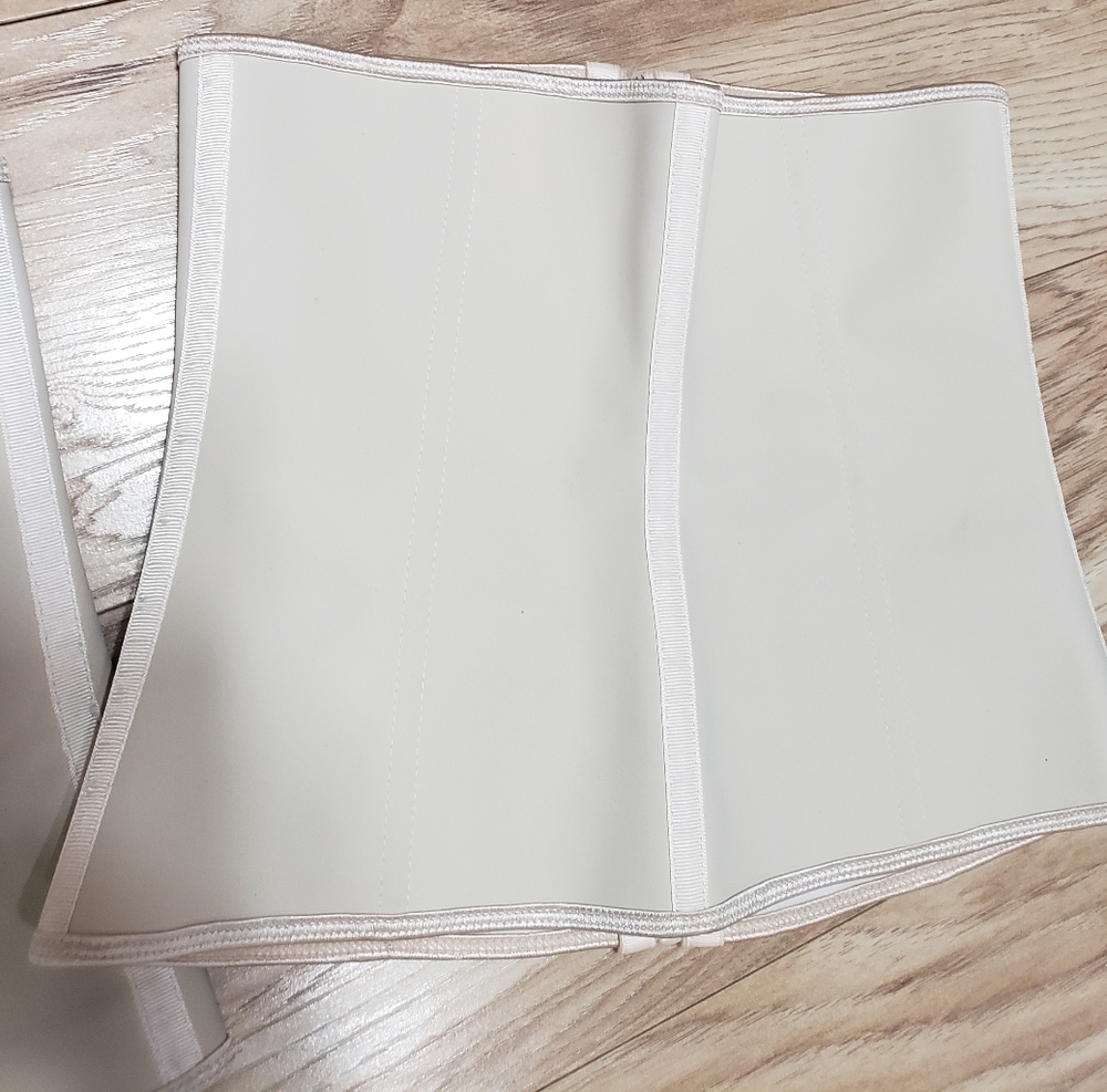 Charmian Latex Waist Trainer Shapewear Under Bust Corset Zip Up Large